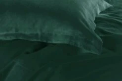 1000TC Tailored Double Size Quilt/Doona/Duvet Cover Set - Dark Green -Home Luxe Store 1000tc tailored double size quiltdoonaduvet cover set dark green bedzy australia abn 18 642 972 209 587819