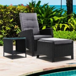 3 Piece Elise Outdoor Recliner Chair Ottoman And Table Set Black 20 3 Piece Elise Outdoor Recliner Chair Ottoman And Table Set Black -Home Luxe Store 3 piece elise outdoor recliner chair ottoman and table set black bedzy australia abn 18 642 972 209 174953