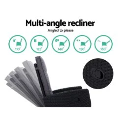 3 Piece Elise Outdoor Recliner Chair Ottoman And Table Set Black 19 3 Piece Elise Outdoor Recliner Chair Ottoman And Table Set Black -Home Luxe Store 3 piece elise outdoor recliner chair ottoman and table set black bedzy australia abn 18 642 972 209 959413