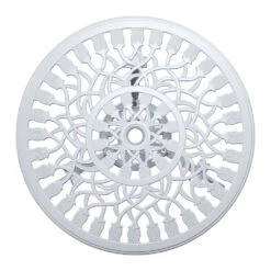 3PC Outdoor Setting Bistro Set Chairs Table Cast Aluminum Patio Furniture Tulip White -Home Luxe Store 3pc outdoor setting bistro set chairs table cast aluminum patio furniture tulip white furniture outdoor bedzy australia 840707