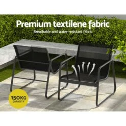 4 Piece Outdoor Patio Setting Black -Home Luxe Store 4 piece outdoor patio setting black bedzy australia abn 18 642 972 209 457867