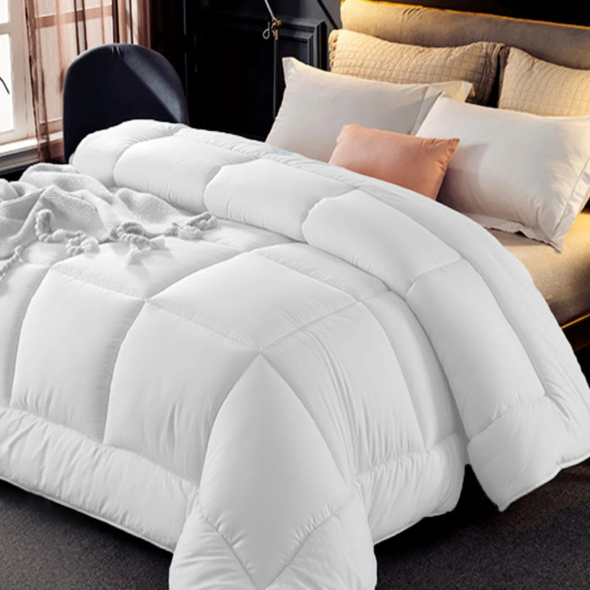 800GSM All Season Antibectiral Microfibre Quilt King 1 800GSM All Season Antibectiral Microfibre Quilt King