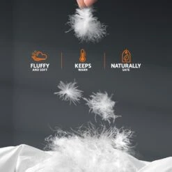 800GSM Goose Down Feather Quilt Cover Duvet Winter Doona White Queen -Home Luxe Store 800gsm goose down feather quilt cover duvet winter doona white queen bedzy australia 520518