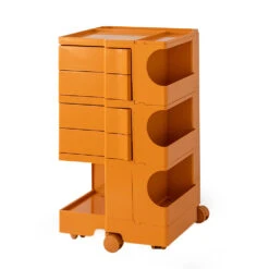 5 Tier Bedside Table Organizer Orange