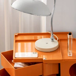 5 Tier Bedside Table Organizer Orange -Home Luxe Store AI PP TROLLEY L OR 24518 03