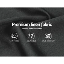 Elouera King Frame With Gas Lift Storage Charcoal -Home Luxe Store BFRAME E ISSA K CHAR AB 14139 05