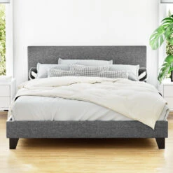 Coogee Queen Bed Frame Grey