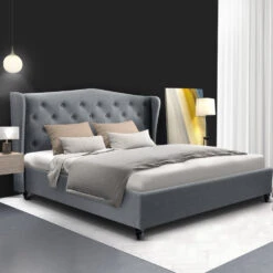 Altona Double Bed Frame Grey