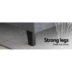 Hyams Queen Bed Frame Grey -Home Luxe Store BFRAME E VANKE Q GY AB 16675 04