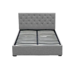 Dorilla Gas Lift Storage Double Bed Frame - Grey -Home Luxe Store BFRAME E VILA D GY AB 202503041142 02