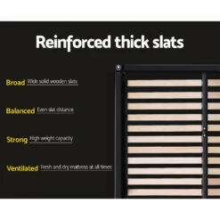 Dorilla Gas Lift Storage Queen Bed Frame - Charcoal -Home Luxe Store BFRAME E VILA Q CHAR AB 202503041142 06