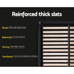 Avalon King Bed With Drawers Charcoal -Home Luxe Store BFRAME F MILA K CHA ABC 17739 06