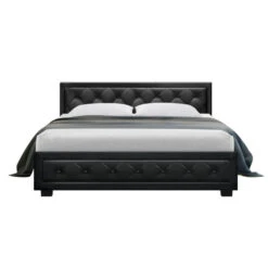 Bronte Storage Queen Bed Frame Black -Home Luxe Store BFRAME F TIYO GAS Q BK ABC 15248 02