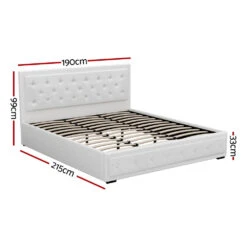 Bronte Storage King Bed Frame White -Home Luxe Store BFRAME F TIYO K WH ABC 202503041144 01