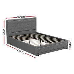 Bronte Storage Queen Bed Frame Grey -Home Luxe Store BFRAME F TIYO Q GY ABC 202503041144 01