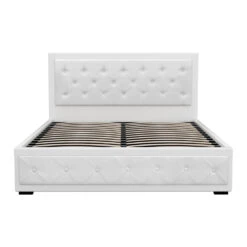 Bronte Storage Queen Bed Frame White -Home Luxe Store BFRAME F TIYO Q WH ABC 202503041144 02