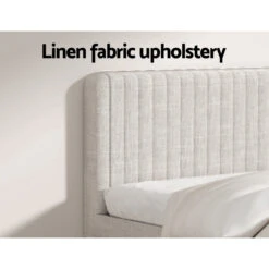 Burleigh Queen Bed Frame Beige -Home Luxe Store BFRAME G AMMY Q BG ABC 94844 05