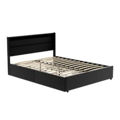 Queen Package | Dunelight LED Bed Black & Devon Euro Top Mattress (Medium) -Home Luxe Store BFRAME H DUNN Q BK ABC 203201 00 ea561890 efbe 409d 8311 ee4a68b6d885