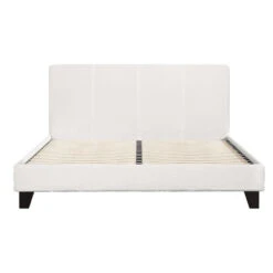 Coogee Double Bed Frame Cuddly White Bouclé 9 Coogee Double Bed Frame Cuddly White Bouclé -Home Luxe Store BFRAME H NEO D TED AB 61288 02