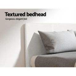 Coogee Double Bed Frame Cuddly White Bouclé 11 Coogee Double Bed Frame Cuddly White Bouclé -Home Luxe Store BFRAME H NEO D TED AB 61288 04