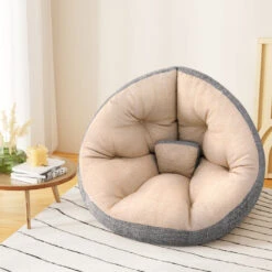 Floor Lounge Day Bed Chair - Beige