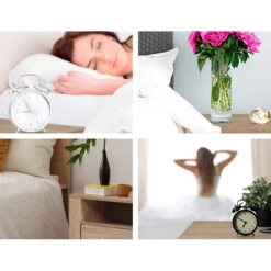 2X Bedside Table 2 Drawers With Shelf - TARA Oak -Home Luxe Store FURNI C SIDE SHELF WDX2 202505231801 04