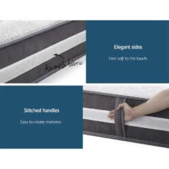 Lotus Tight Top Pocket Spring Mattress 30cm Thick - King Single -Home Luxe Store MATTRESS 0606 KS 202502281444 04