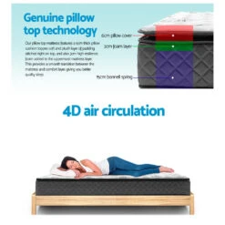 Rocco Bonnell Spring Mattress 24cm Thick - King Single -Home Luxe Store MATTRESS 0757 PT KS 202502281446 03