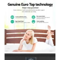 Eve Euro Top Pocket Spring Mattress 34cm Thick - Queen -Home Luxe Store MATTRESS 0808 Q153 202502281448 02