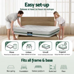Mint Series Euro Top Mattress 20cm Thick – King -Home Luxe Store MATTRESS B MINT 20 K 202506191531 05