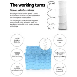 Rostock Euro Top Pocket Spring Mattress 27cm Thick - King -Home Luxe Store MATTRESS BET2 K 202502281456 04