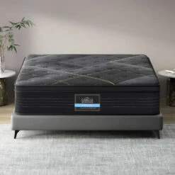 Midnight Series Bamboo Charcoal Euro Top Mattress 35cm Thick - Double -Home Luxe Store MATTRESS E MIDNIGHT 35 D 202505141038 06