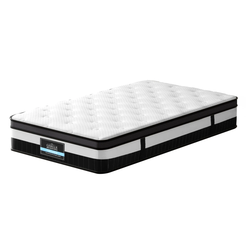 Breeze Euro Top Pocket Spring Mattress 30cm Thick - King Single 1 Breeze Euro Top Pocket Spring Mattress 30cm Thick - King Single