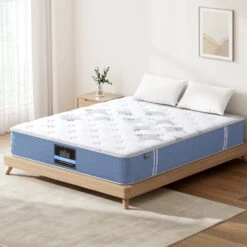 Snow Series Euro Top Bamboo Fibre Mattress 25cm Thick - King -Home Luxe Store MATTRESS E SNOW 25 K 202505201614 06