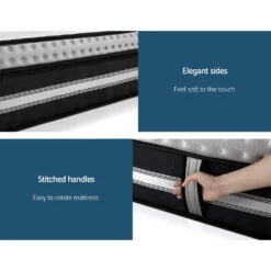 Galaxy Euro Top Cool Gel Pocket Spring Mattress 35cm Thick - Queen -Home Luxe Store MATTRESS GALAXY Q 202502281506 04