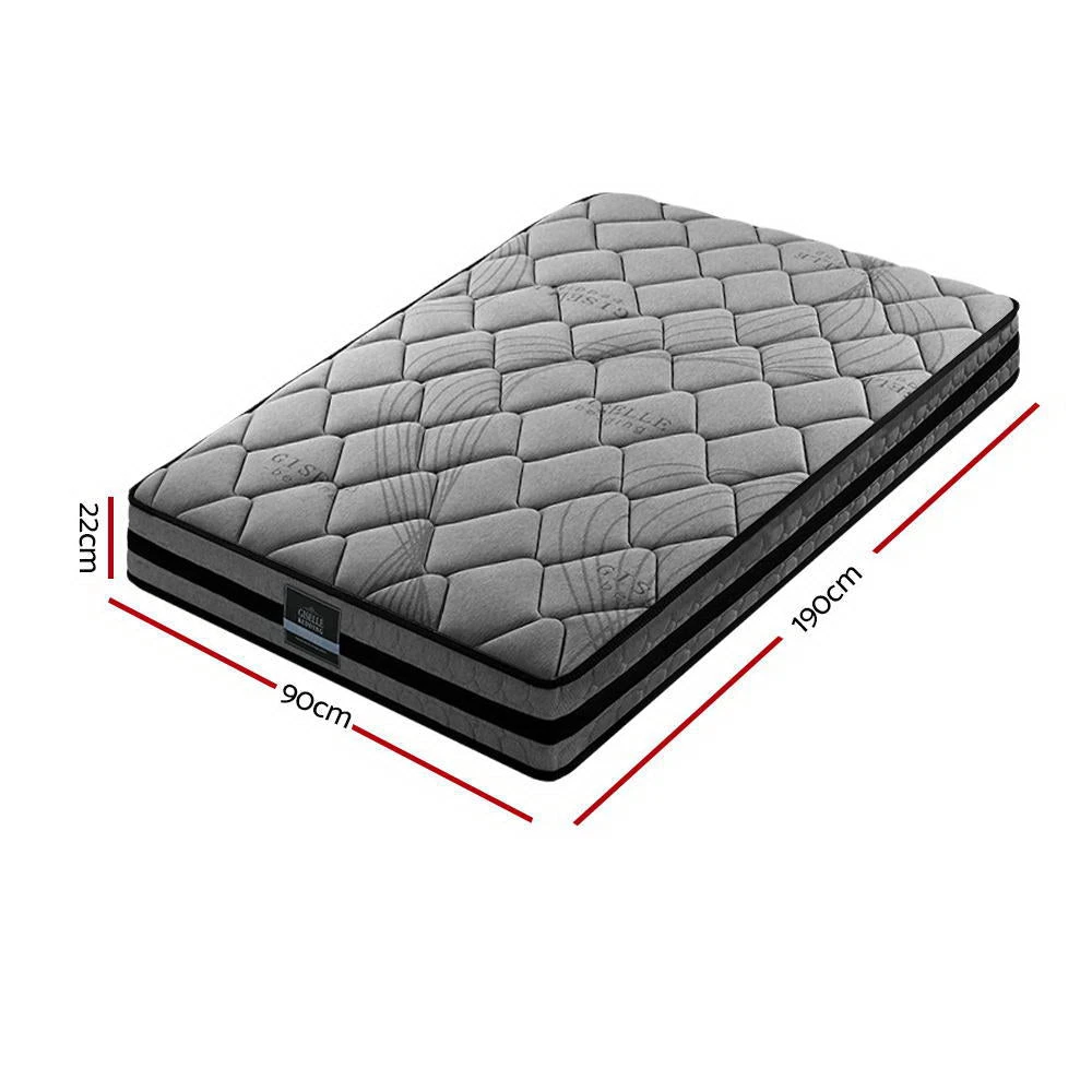 Wendell Pocket Spring Mattress 22cm Thick - Single 3 Wendell Pocket Spring Mattress 22cm Thick - Single - Image 3