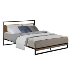 Stockton Double Bed Frame -Home Luxe Store MBED C DANE D BK 21382 00