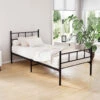 Wategos Metal Single Bed Frame Black