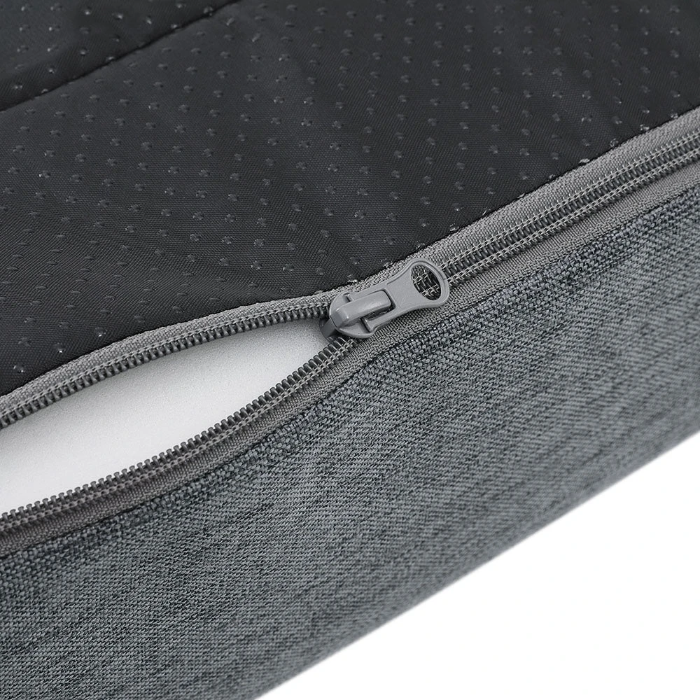 90CM Calming Egg Crate Foam Pet Bed With Washable Cover - Grey 5 90CM Calming Egg Crate Foam Pet Bed With Washable Cover - Grey - Image 5