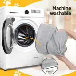 Pet Bed Dog Calming Soft Cushion Egg Crate Large Sofa Removable Washable -Home Luxe Store PET BED XL100 GR 159091 06