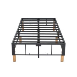 Double Metal Bed Frame Mattress Foundation - Blue -Home Luxe Store V264 BFS 207F BLU DL 1 54138 05