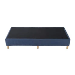Single Metal Bed Frame Mattress Foundation - Blue -Home Luxe Store V264 BFS 207F BLU SL 1 54139 04