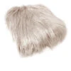 Mia Luxury Long Hair Faux Fur Throw Rug 127 X 152 Cm Taupe