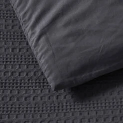 Bianca Kahlani Charcoal Waffle Quilt Cover Set Single 9 Bianca Kahlani Charcoal Waffle Quilt Cover Set Single -Home Luxe Store V442 BCA QUILTCS KAHLANI CHARCOAL SB 202505231011 04