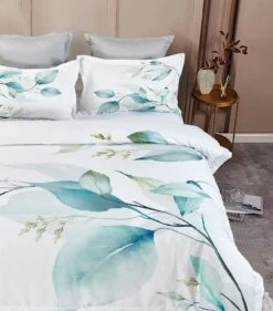 Angelis Leaves Quilt Cover Set - Super King Size -Home Luxe Store V493 SM SK 08 150784 02
