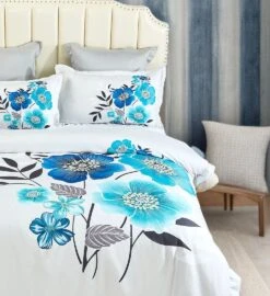 Braithe Floral Quilt Cover Set - Super King Size -Home Luxe Store V493 SM SK 15 150807 02