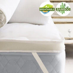 Airmax Bamboo Mattress Topper 1000gsm Single