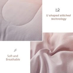 Girls Comforter Set, Queen Size, Ombre Blue Pink Rainbow 3-Piece Bedding Collection -Home Luxe Store V745 MAB010665AG3 191366 04