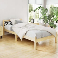 Bribie Wooden Single Bed Frame