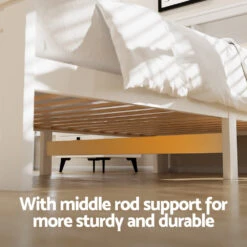 Conqueror King Single Bed Frame With Storage Drawers – White -Home Luxe Store WBED D S1 107 DRAW 202506111512 03